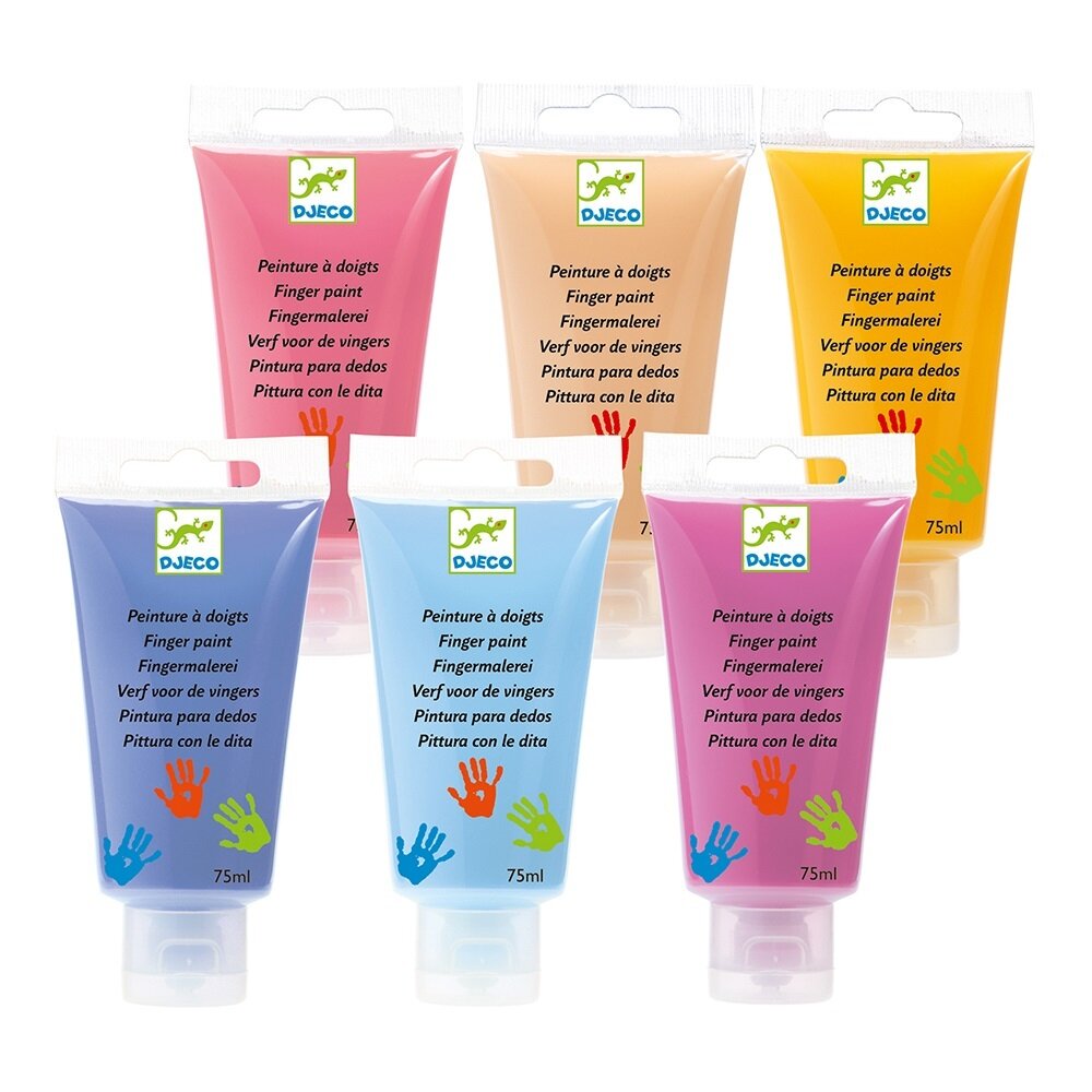 Пальчиковые краски / 6 finger paint's tubes