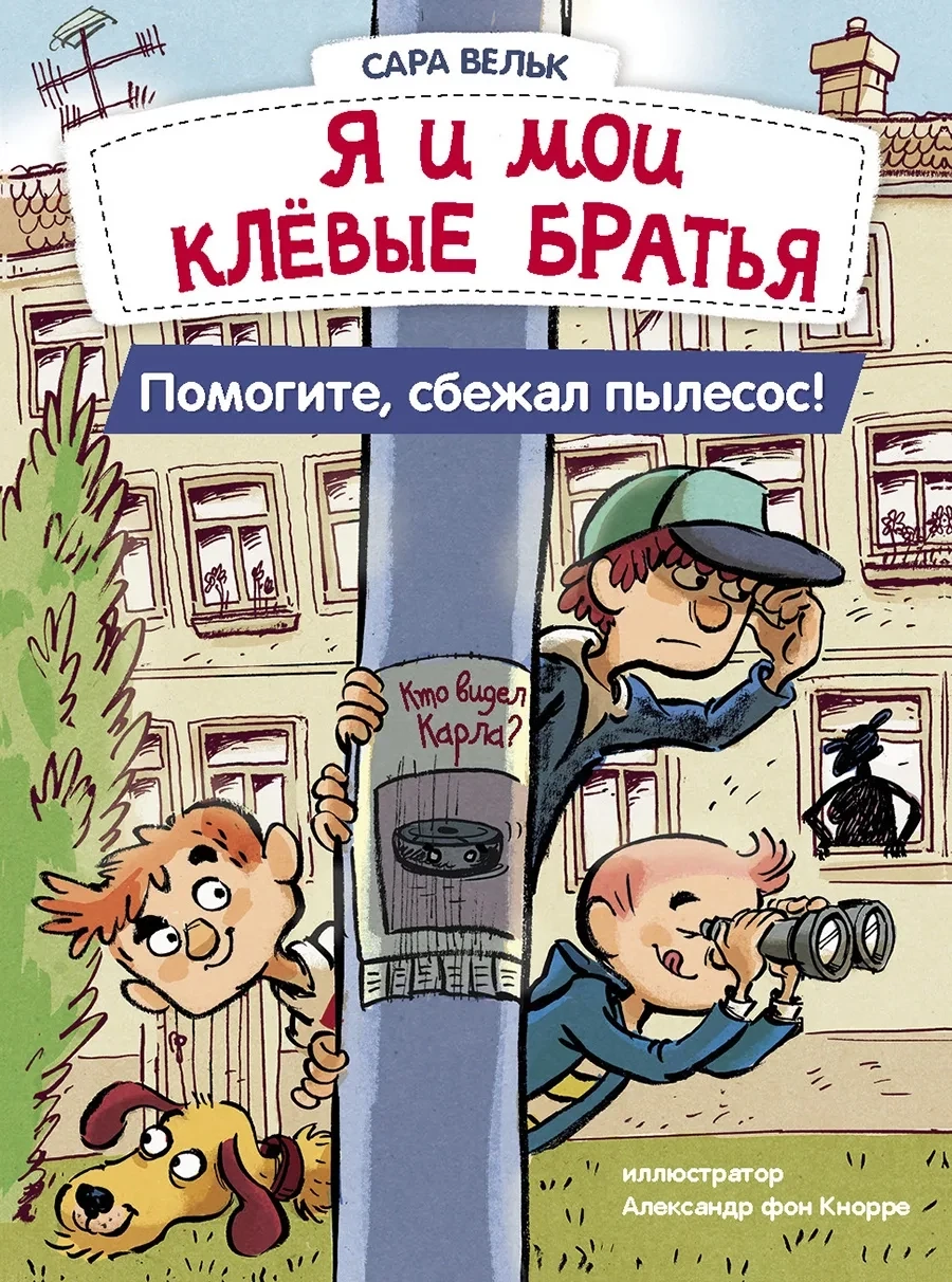 Я и мои клёвые братья. Помогите, сбежал пылесос! Книга 2 / Вельк Сара