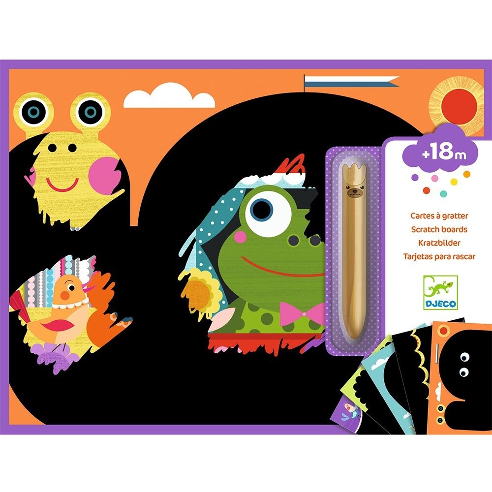 Набор скретч-картинок / Scratch cards It is fun to discover