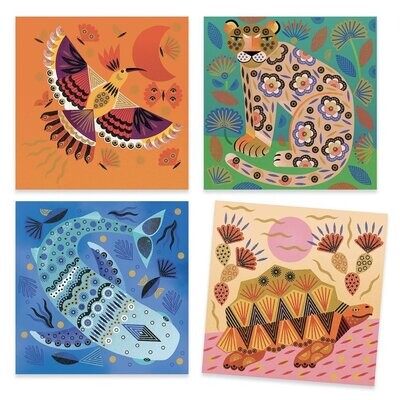 Набор для творчества со штампами / Patterns and animals