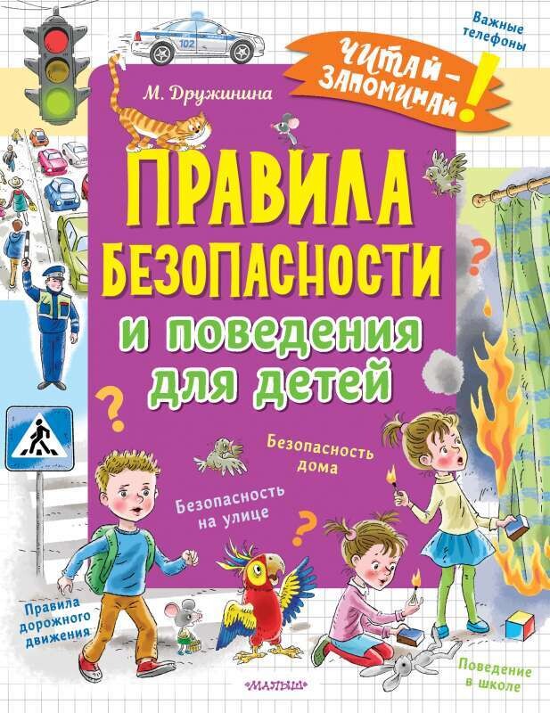 Правила безопасности и поведения для детей / Дружинина М.В.