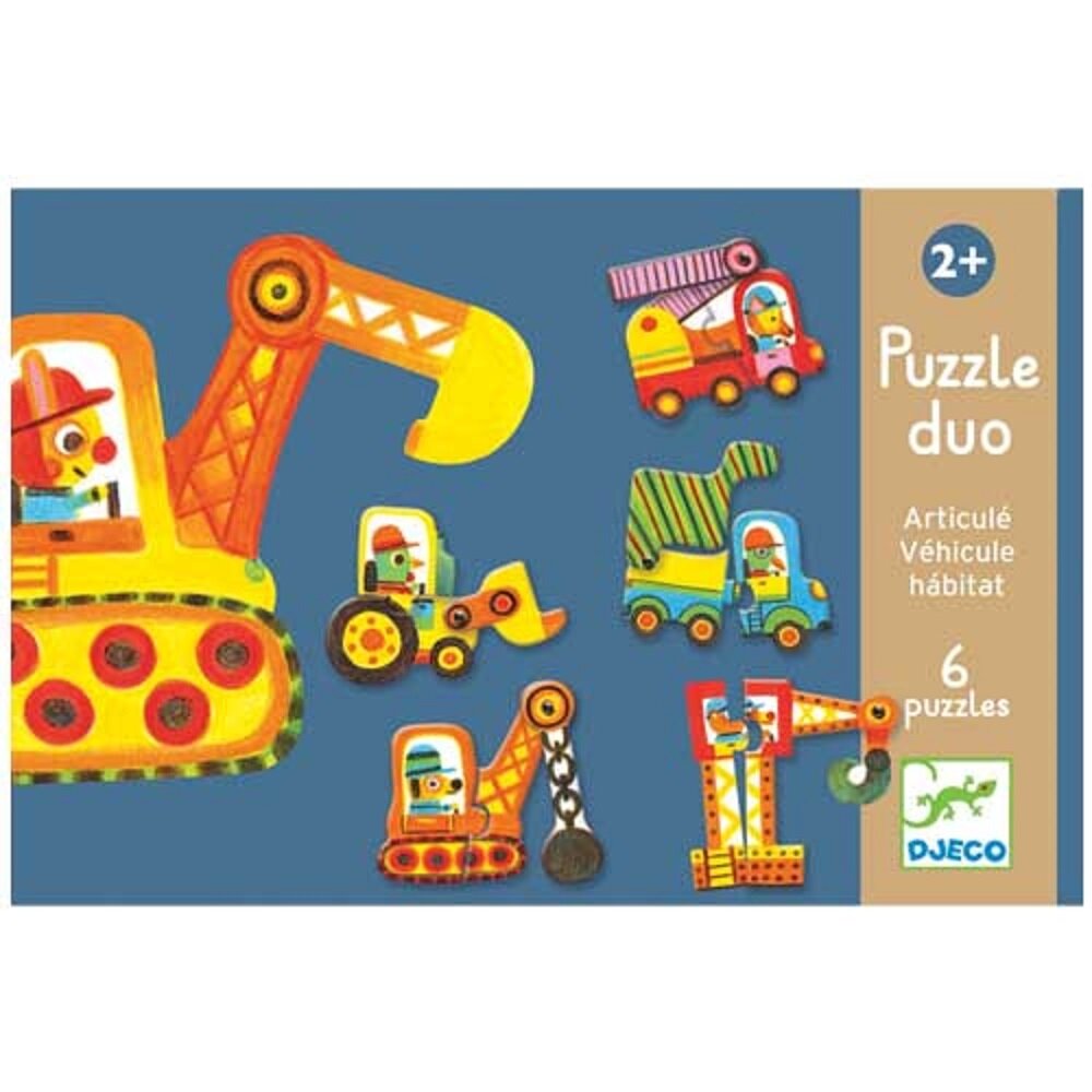 Puzzle Duo Articulo vehicles