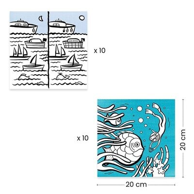 Ocean Coloring Surprises