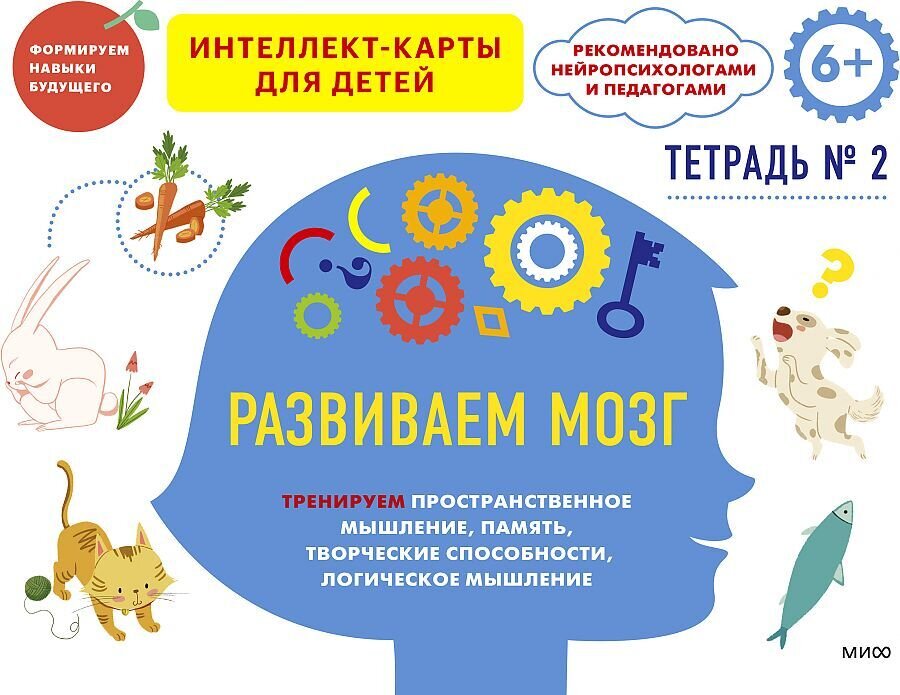 Развиваем мозг. Тренируем пространственное мышление, память, творческие способности, логическое мышление. Тетрадь 2