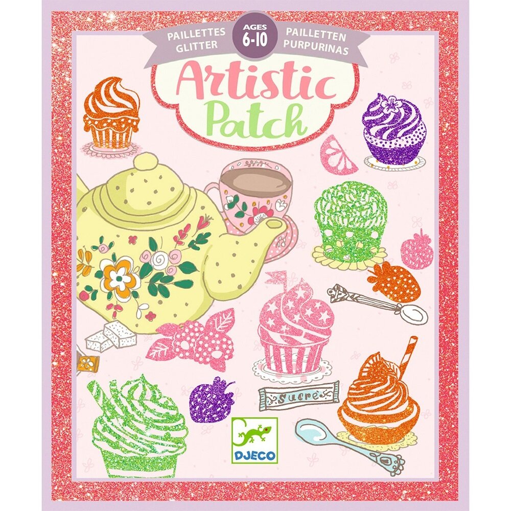Набор художественных патчей с блеском Сладости / Artistic Patch Glitter Collages - Sweets