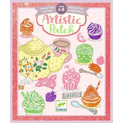 Набор художественных патчей с блеском Сладости / Artistic Patch Glitter Collages - Sweets