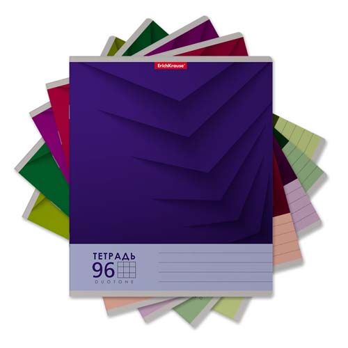 Тетрадь школьная в клетку 96 листов