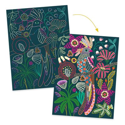 Набор скретч картинок / Scratch cards Rococo