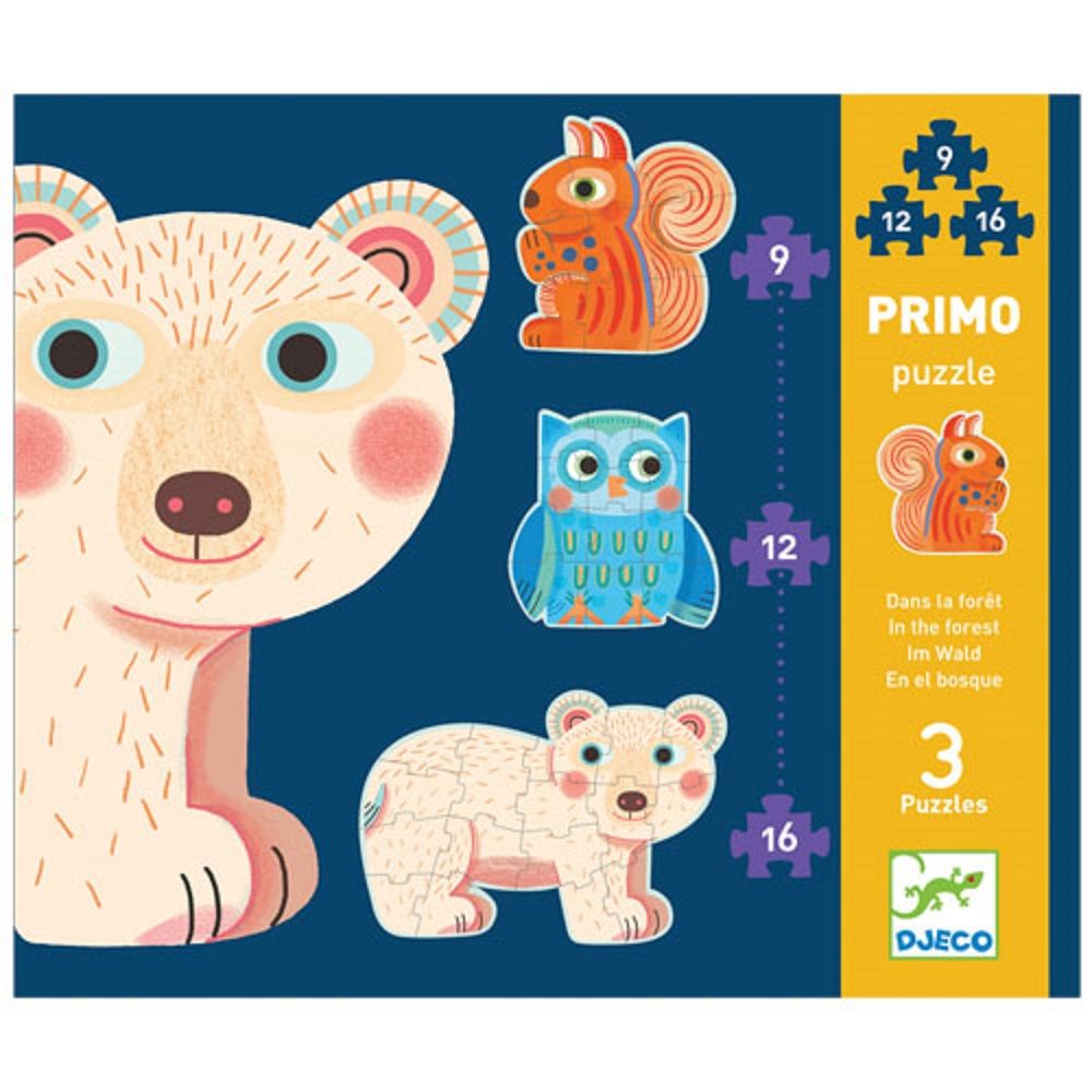 Silhouette puzzle - Primo Dans la foret 9,12,16pcs