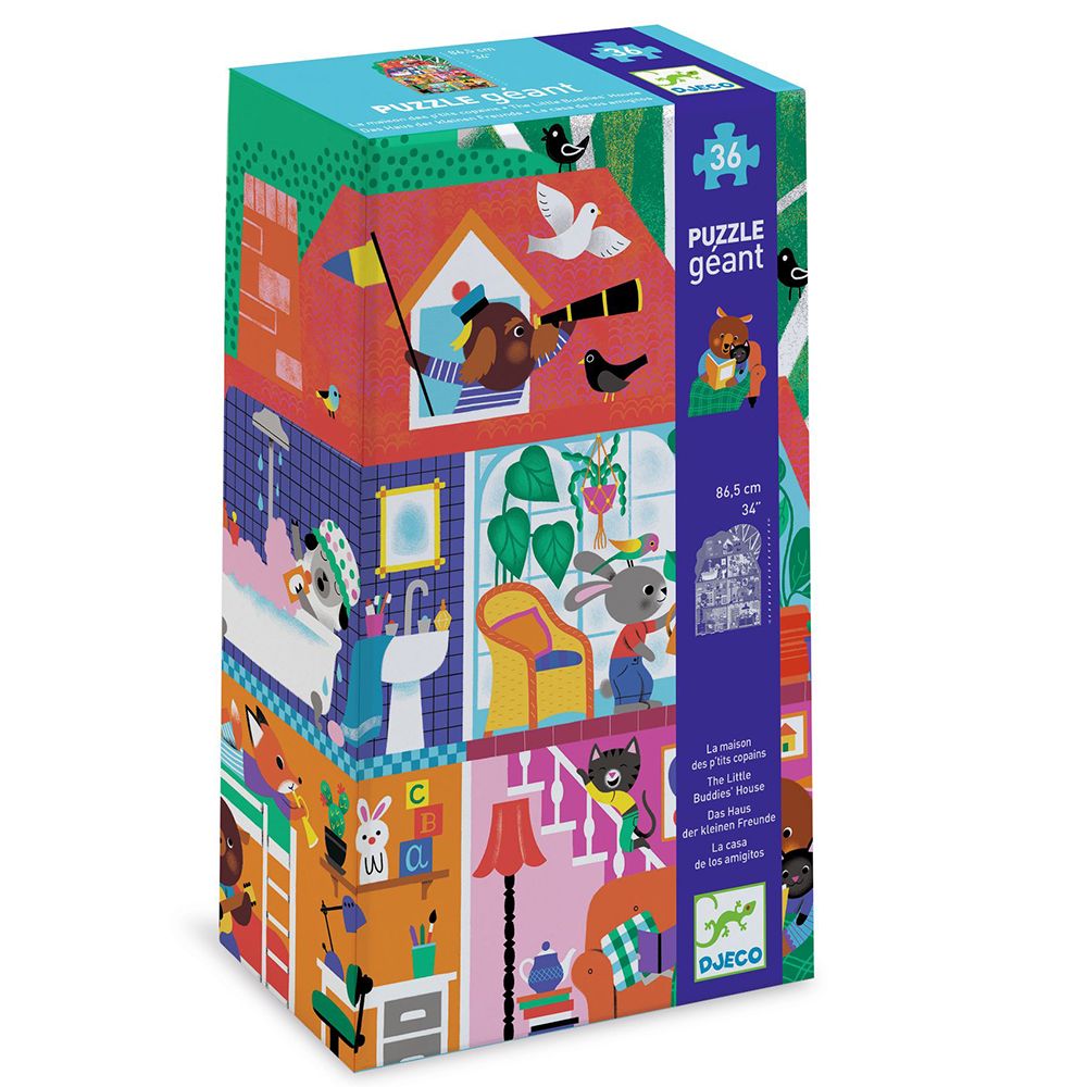 Пазл Дом / The Little Buddies&#39; House - 36 pcs