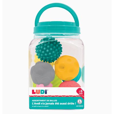 Набор сенсорных мячиков Set of 8 awakening balls