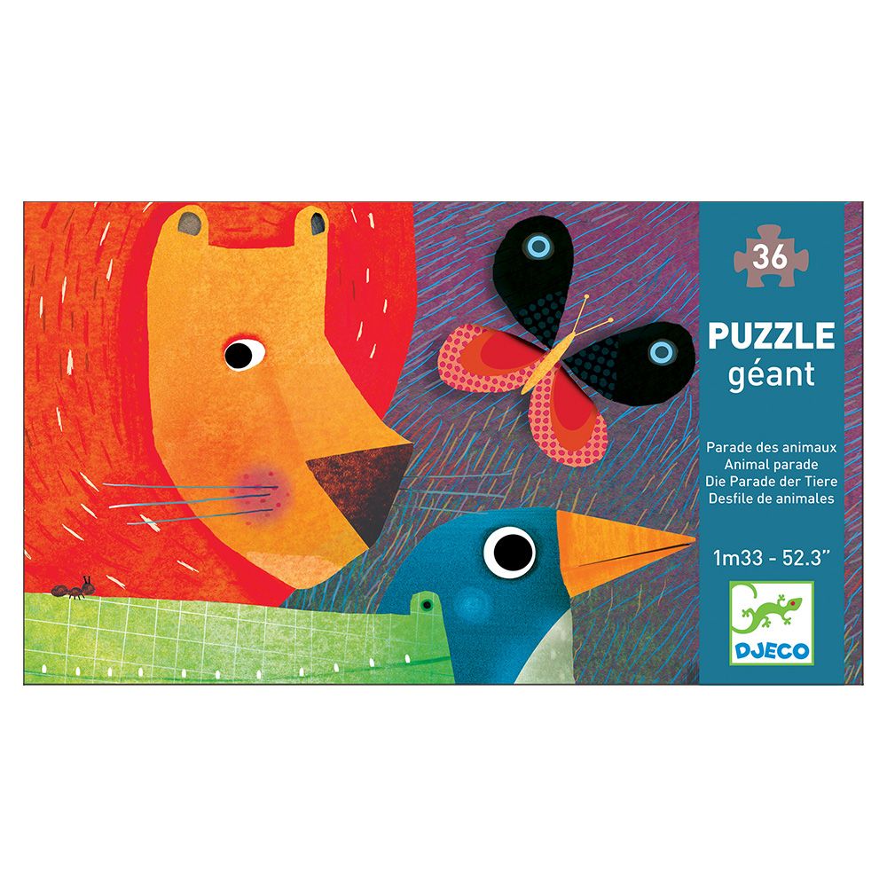 Giant puzzles Animal Parade - 36pcs