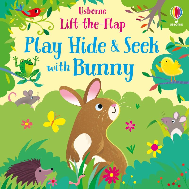 Play hide and seek with bunny