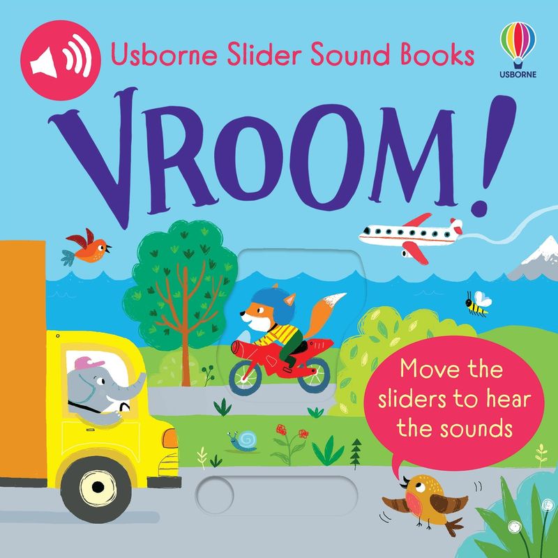 Slider sound books vroom!
