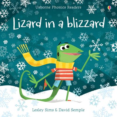 Lizard in a blizzard