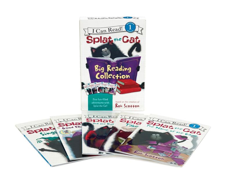Splat the Cat Set with cd / First reading stage 1