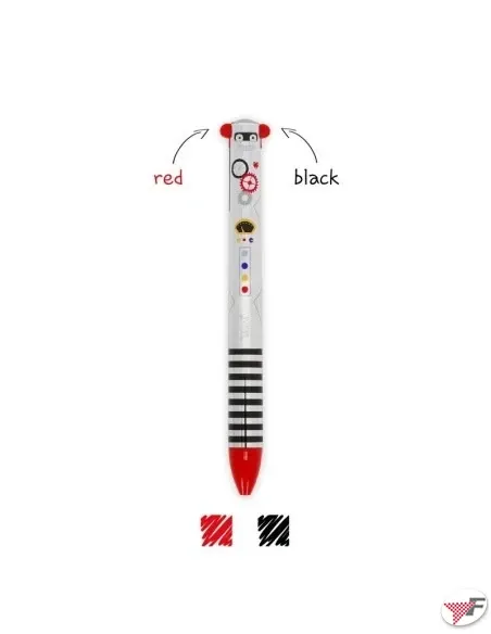 Two-colour ballpoint pen robot