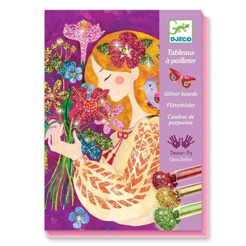 Набор для творчества с блеском Glitter board The scent of flowers