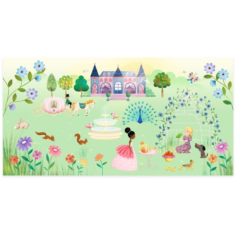Многоразовые наклейки Sticker Book 'Life in the castle'