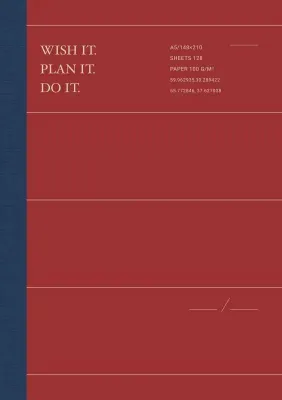 Ежедневник красный