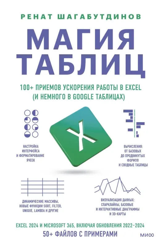 Магия таблиц. 100+ приемов ускорения работы в Excel (и немного в Google Таблицах) / Ренат Шагабутдинов
