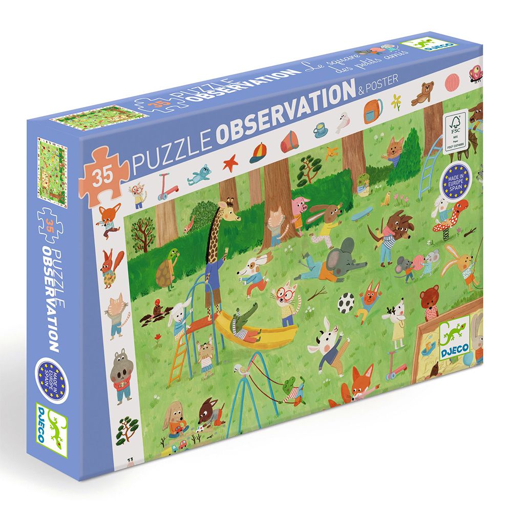 Little friends' garden - 35 pcs observation puzzle
