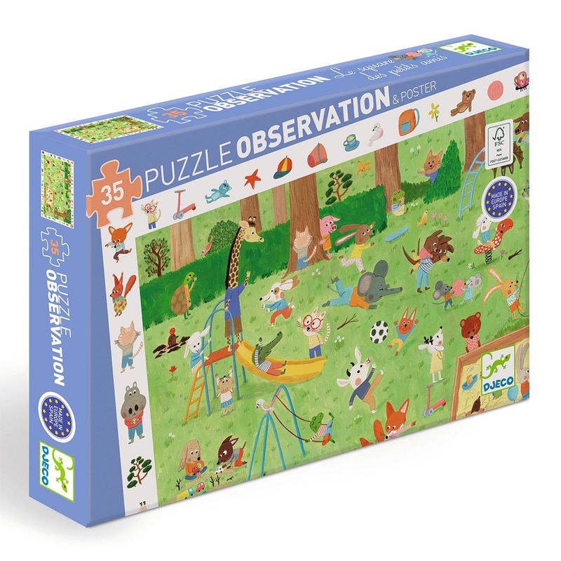 Little friends' garden - 35 pcs observation puzzle