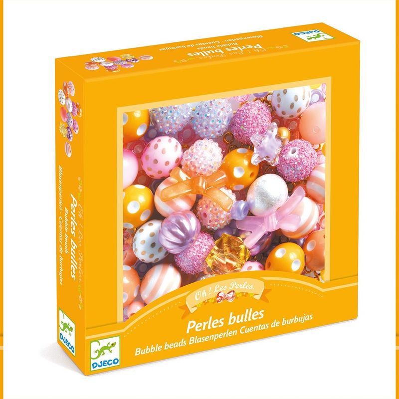 Art and craft Beads and jewellery Bubble beads, Gold