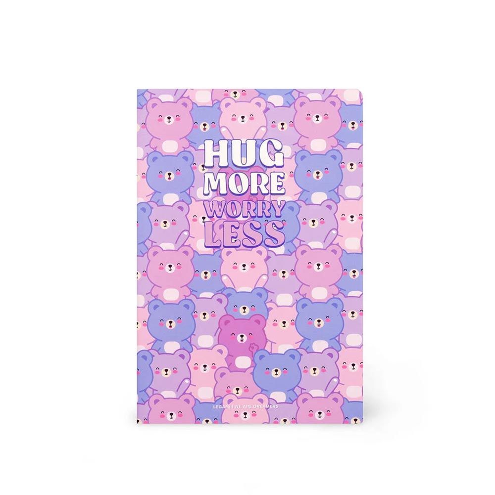 LINED NOTEBOOK - QUADERNO - MEDIUM - TEDDY BEAR