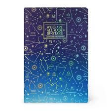 PLAIN NOTEBOOK - QUADERNO - MEDIUM - STARS