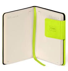 PLAIN NOTEBOOK - MY NOTEBOOK - SMALL - CHARTREUSE