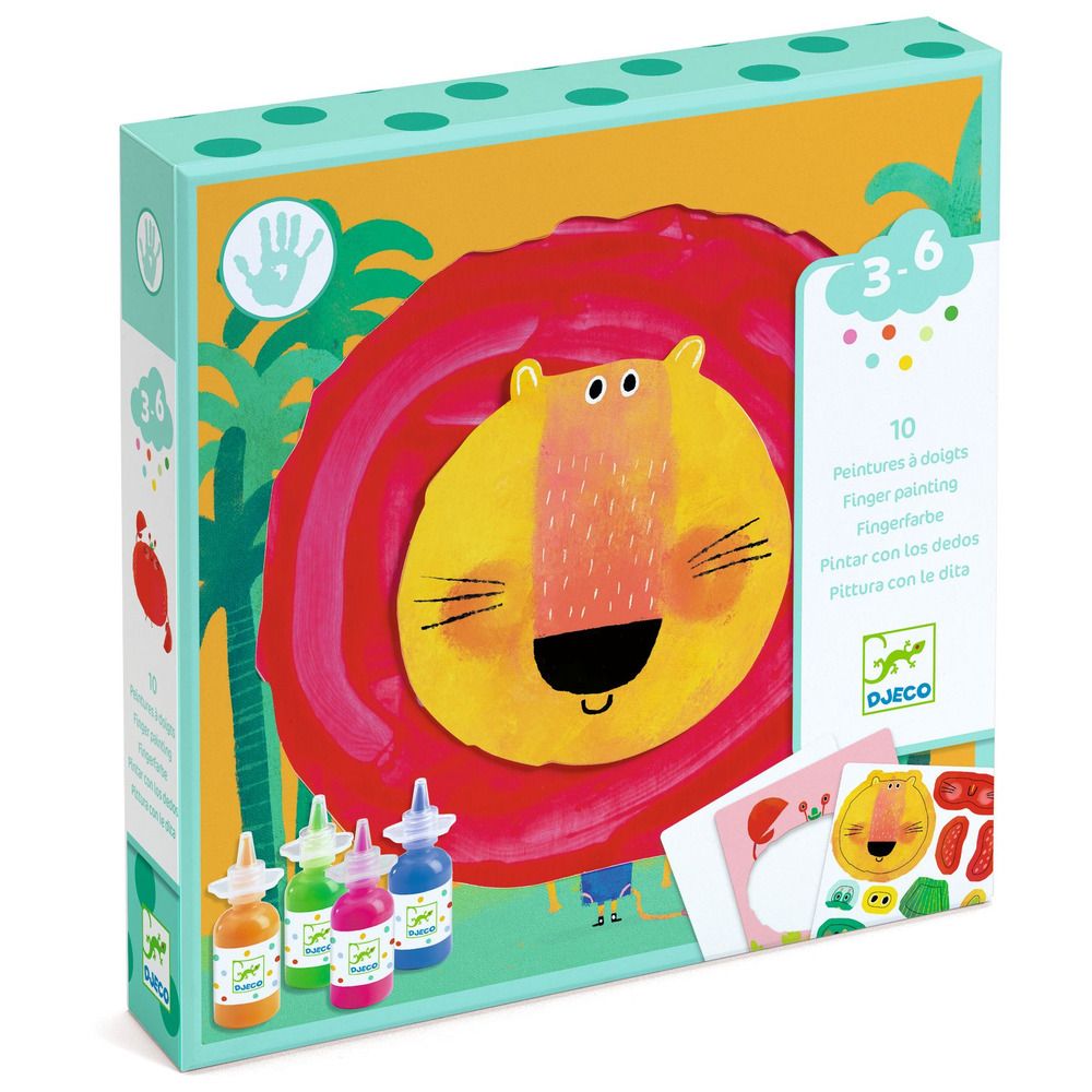 Finger painting – Crazy animals