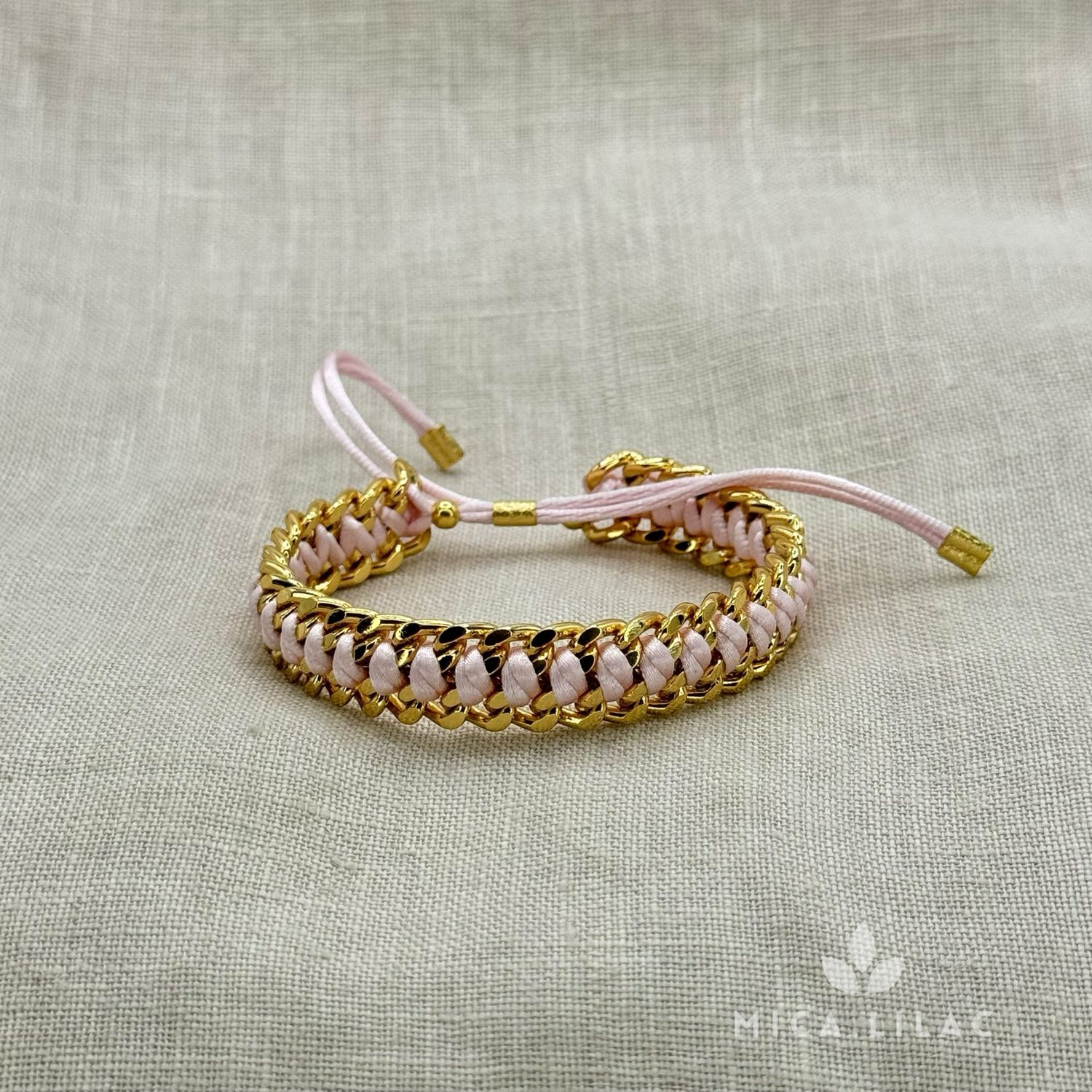 NADINE LARGE bracelet, COLORS: ROSA BEBÊ