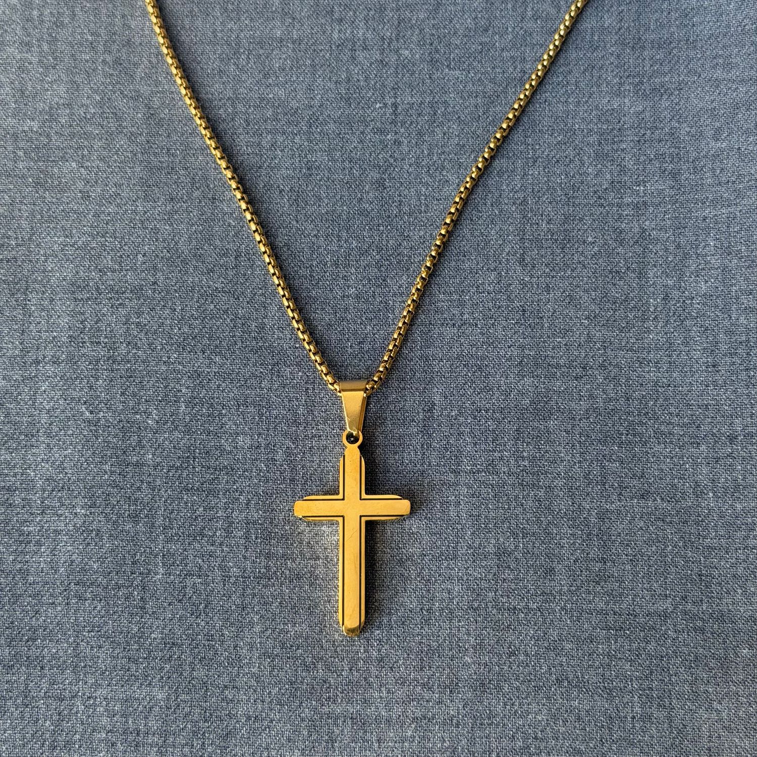 Cross Line - goldfarbener