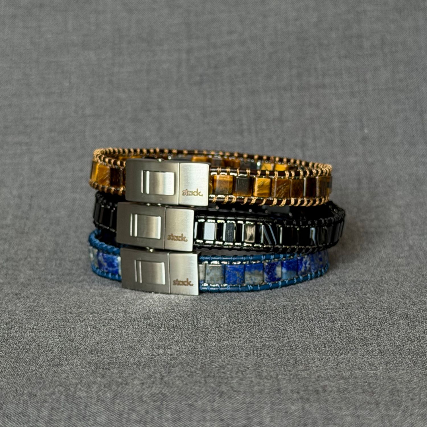 Atlas Monaco — Leather and Natural Stones