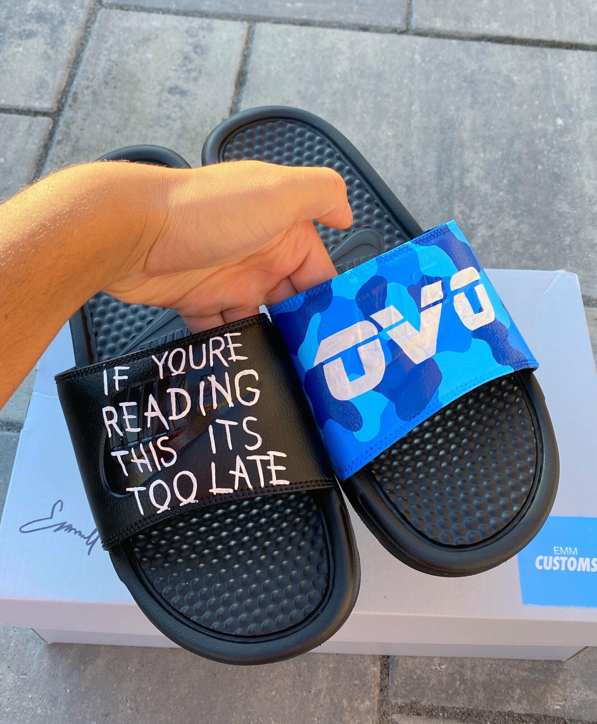 Nike ovo slides cheap