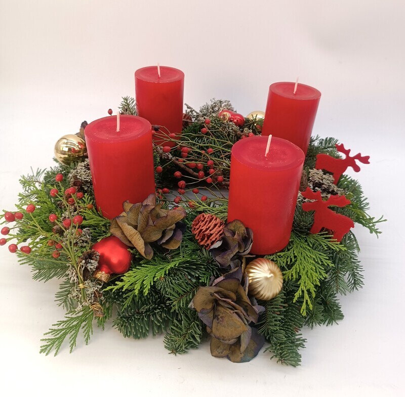 Klassischer Adventskranz