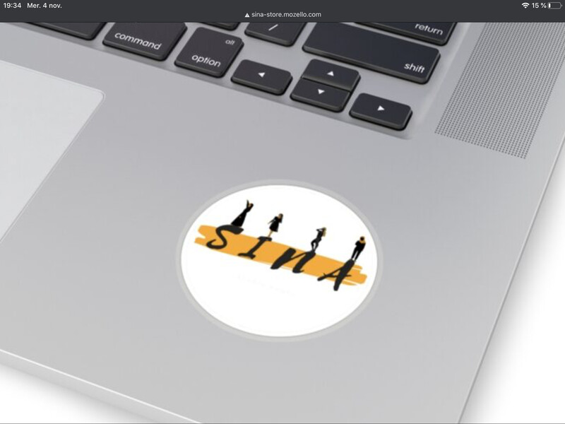 100 pcs stickers personnalisé