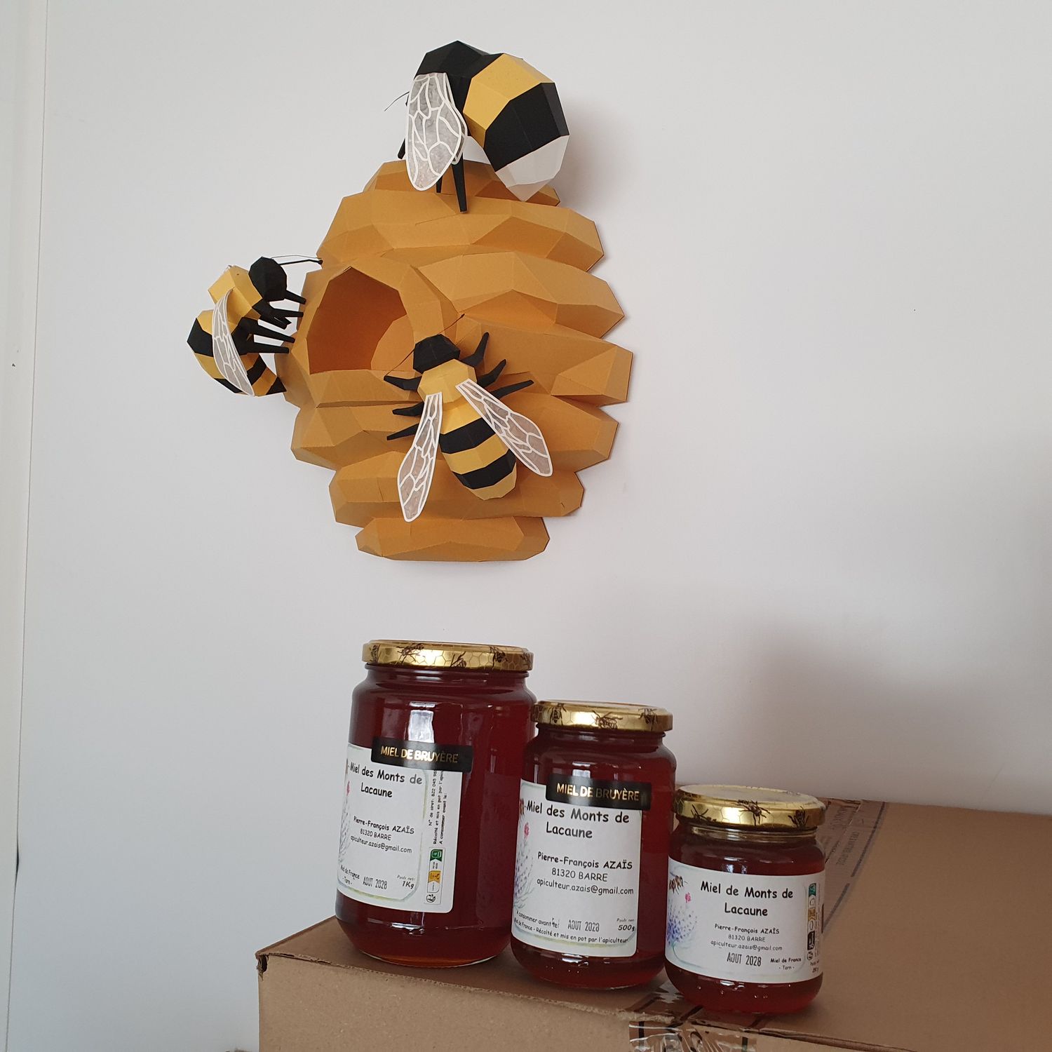 Miel de bruyère avec amertume de châtaignier Miel de bruyère avec amertume de châtaignier