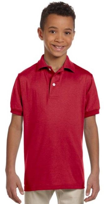 Jerzees Youth SpotShield™ Jersey Polo