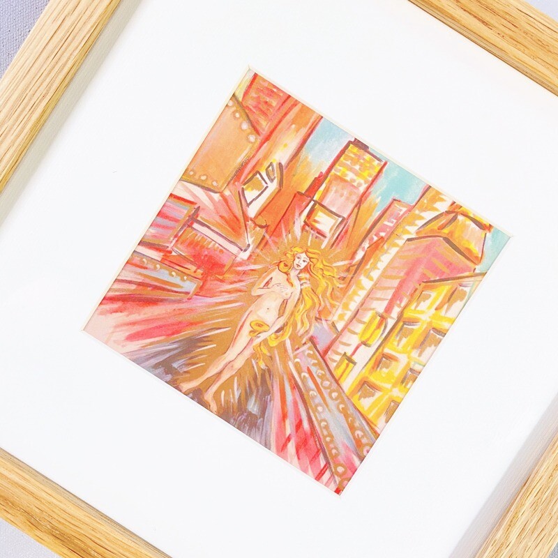 &#39;Venus in the City&#39; Framed Art Print
