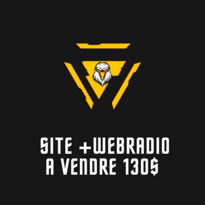 SITE WEB+WEBRADIO A VENDRE 130$