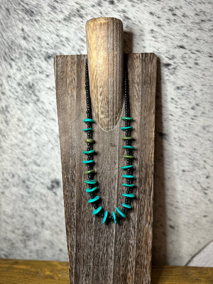 Seed Bead & Faux Turquoise
