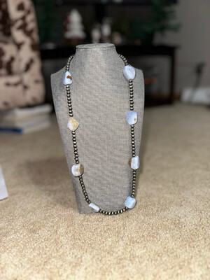 Faux Navajo Pearls &amp; Amazonite