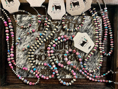 10mm Navajo Pearls & Pink Dream