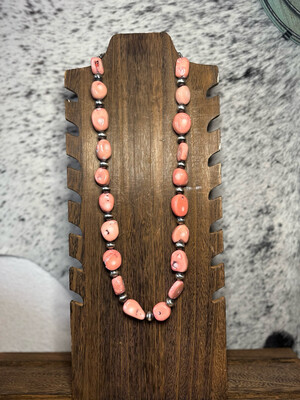 Navajo Pearls &amp; Pink Coral