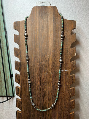 African Turquoise & Navajo Pearls
