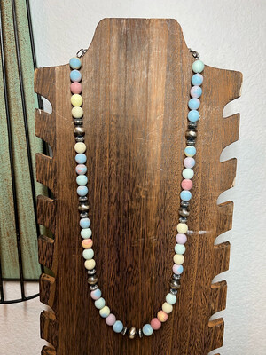 Pastel Water Color & Navajo Pearls