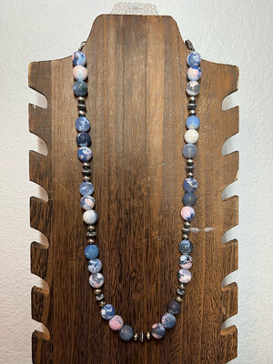 Ruby Kyanite &amp; Navajo Pearls