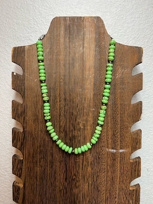 Light Green Howlite &amp; Faux Navajo Pearls
